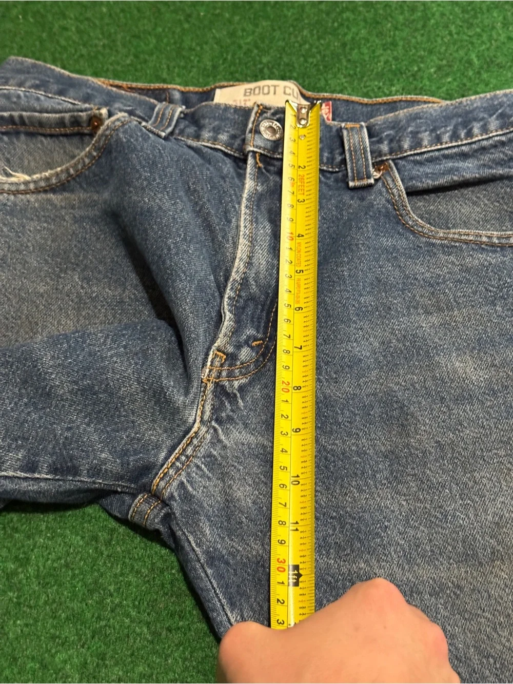 Levis 527 Bootcut Flare 31x26 Vintage Y2K Medium Wash Blue Jeans